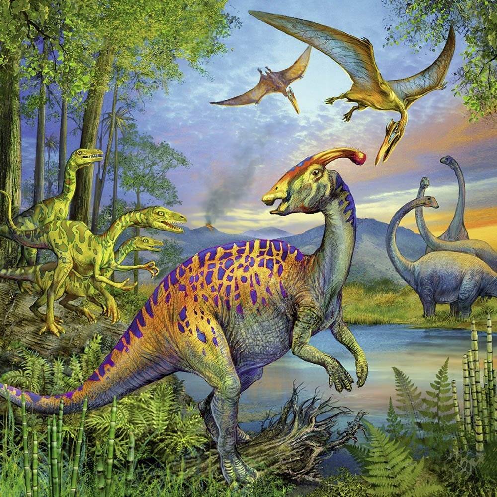 Ravensburger Ravensburger Puzzle 3x49pc Dinosaur Fascination