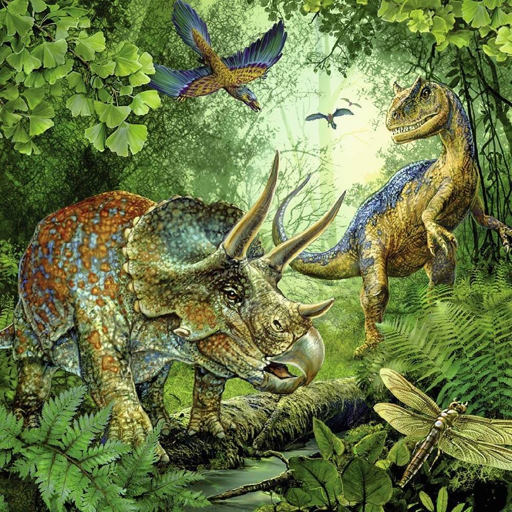 Ravensburger Ravensburger Puzzle 3x49pc Dinosaur Fascination