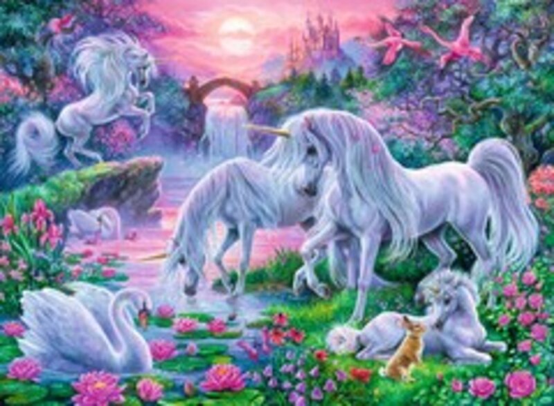 Ravensburger Ravensburger Puzzle 150pc Unicorns in the Sunset Glow