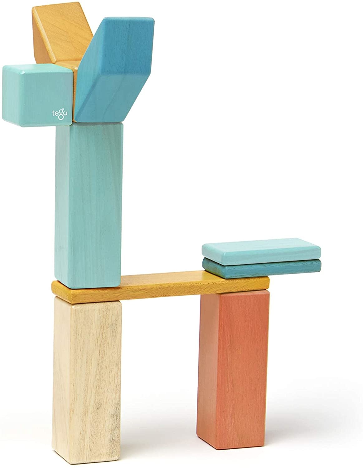 Tegu Tegu Magnetic Wooden Block 42PC Sunset