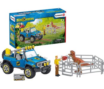 Schleich Dinosaur Off-Road Vehicle with Dino Outppost