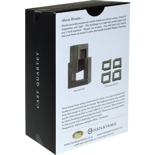 Cast Metal Puzzle Level 10: Quartet