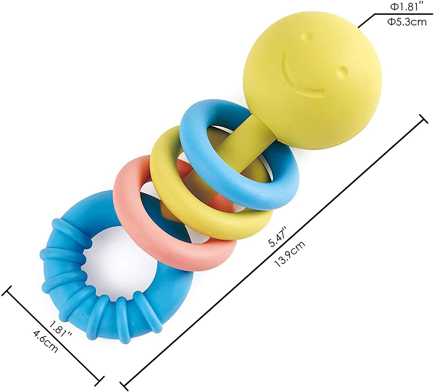 Hape Toys Hape Rattling Rings Teether