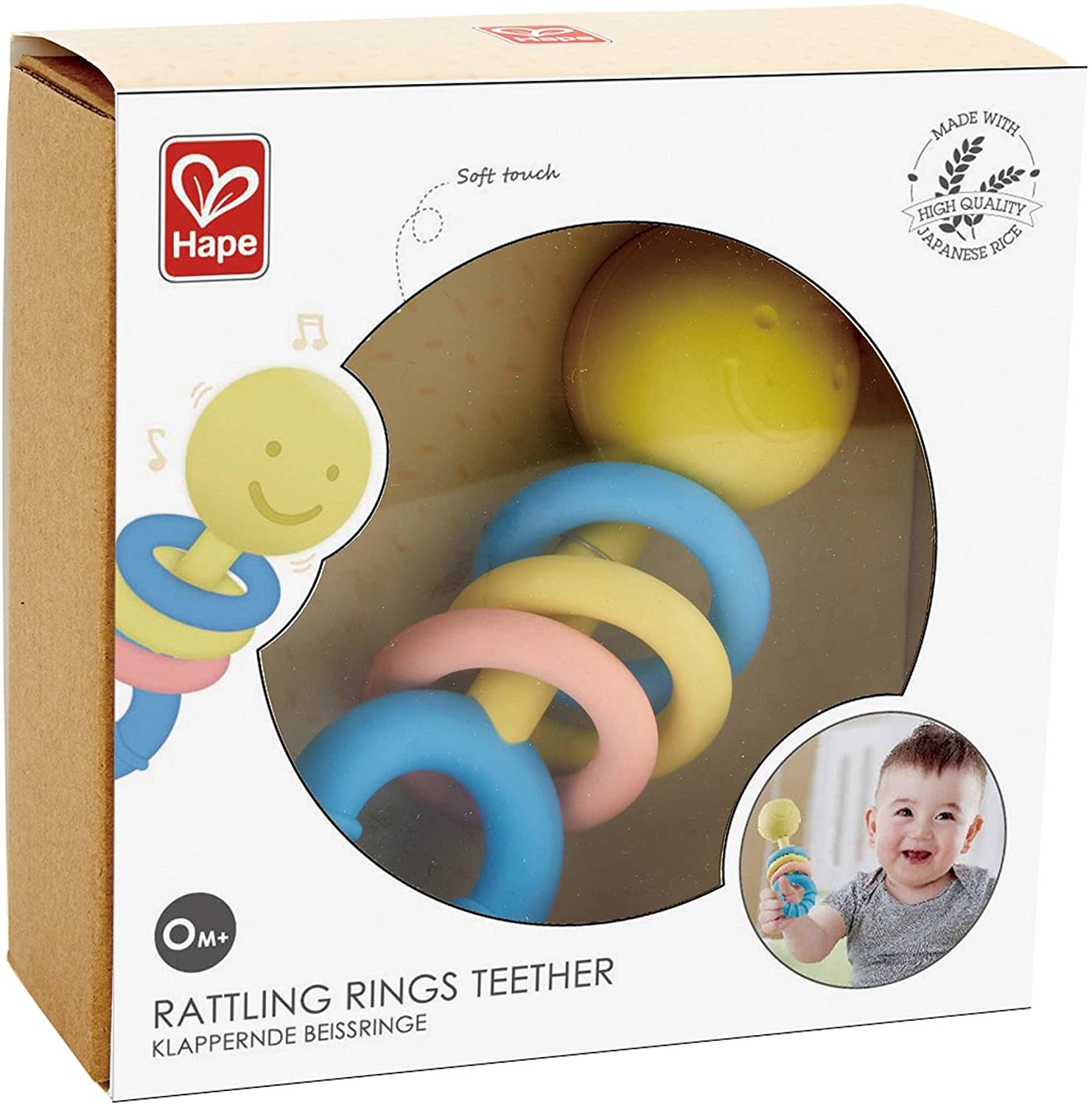 Hape Toys Hape Rattling Rings Teether