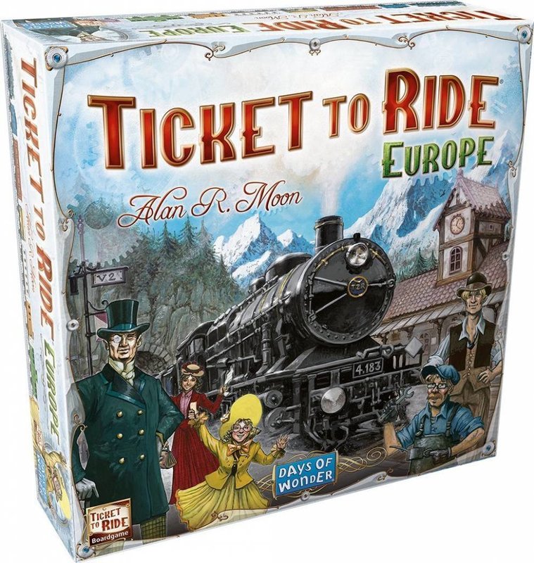Days of Wonder Ticket to Ride Game: Europe