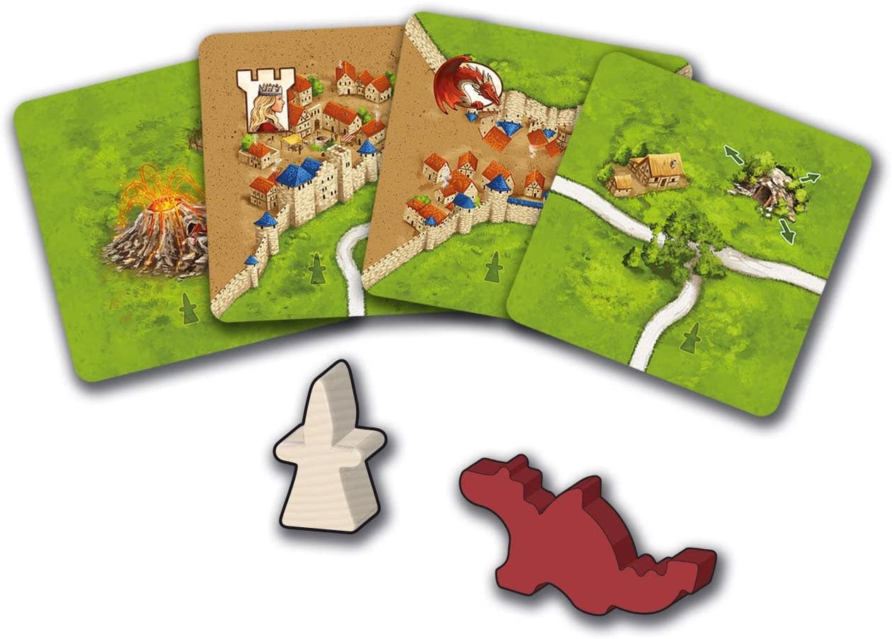 Z-Man Games Carcassonne Game Exp:3 Princess & the Dragon