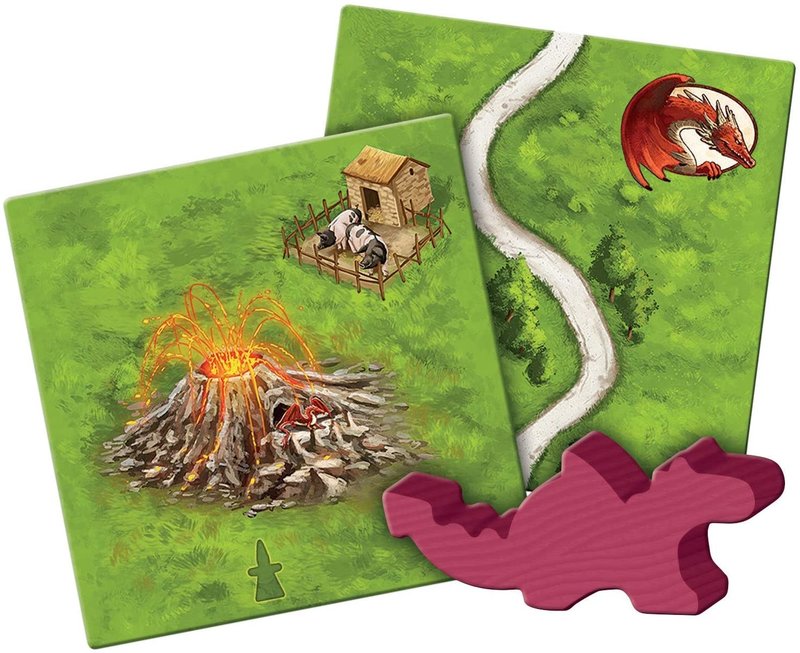 Z-Man Games Carcassonne Game Exp:3 Princess & the Dragon