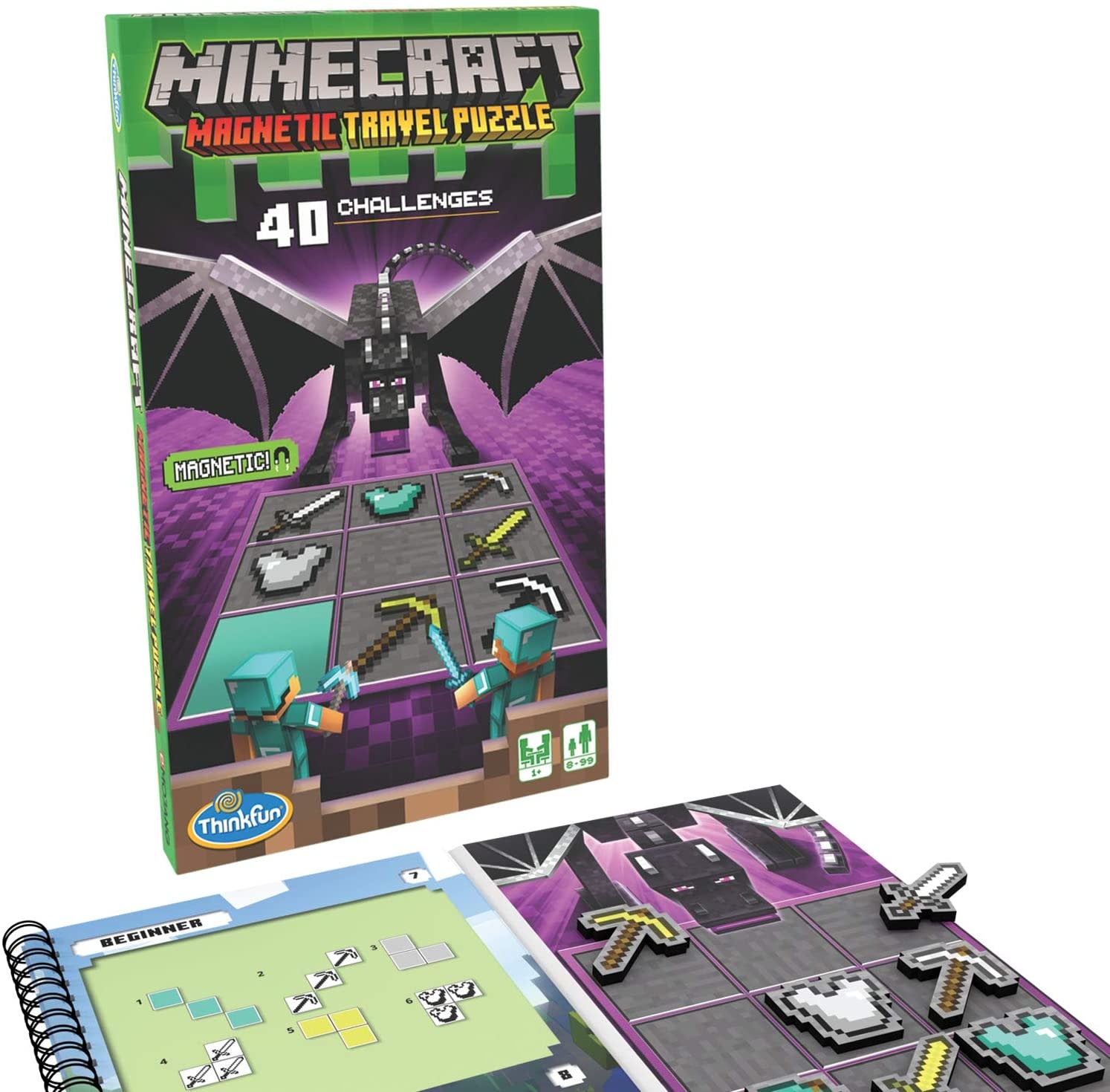 Thinkfun Thinkfun Game Minecraft Magnetic Travel Puzzle