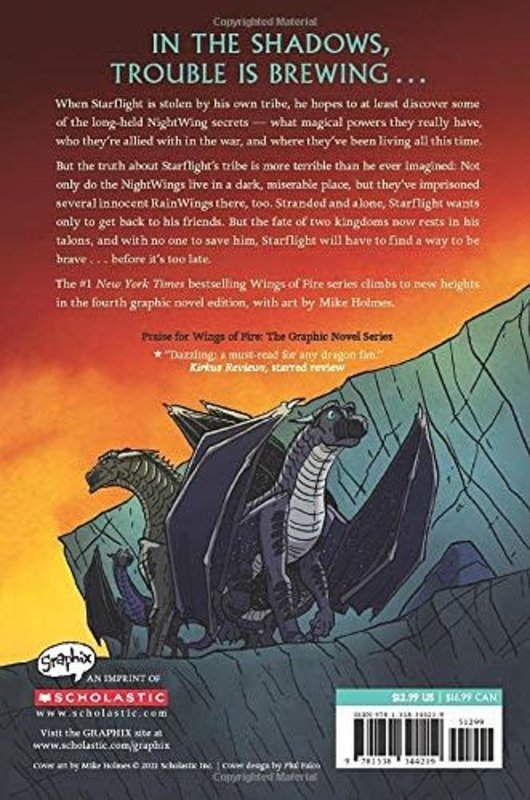 Graphic Novel Wings of Fire #4 The Dark Secret
