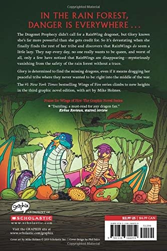 Graphic Novel Wings of Fire #3 The Hidden Kingdom