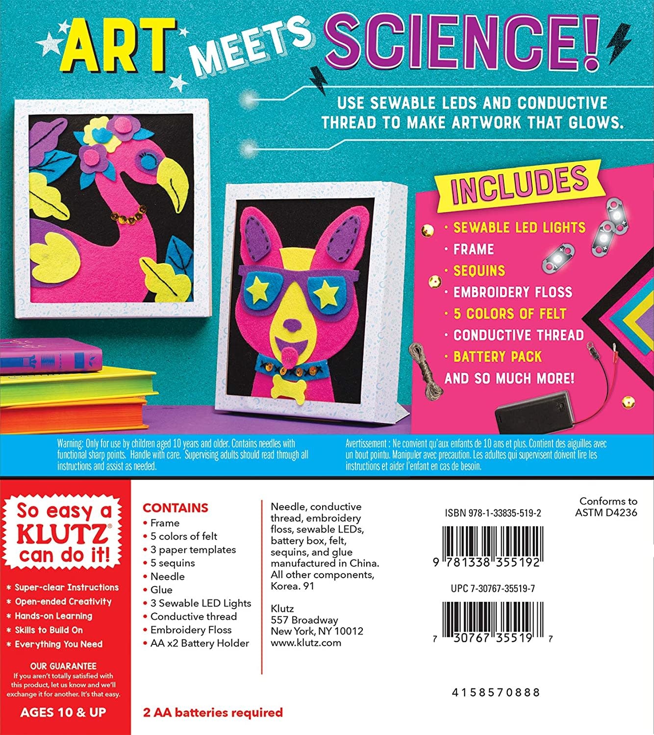 Klutz Klutz Book Sew Your Own Light-Up Circuit Art