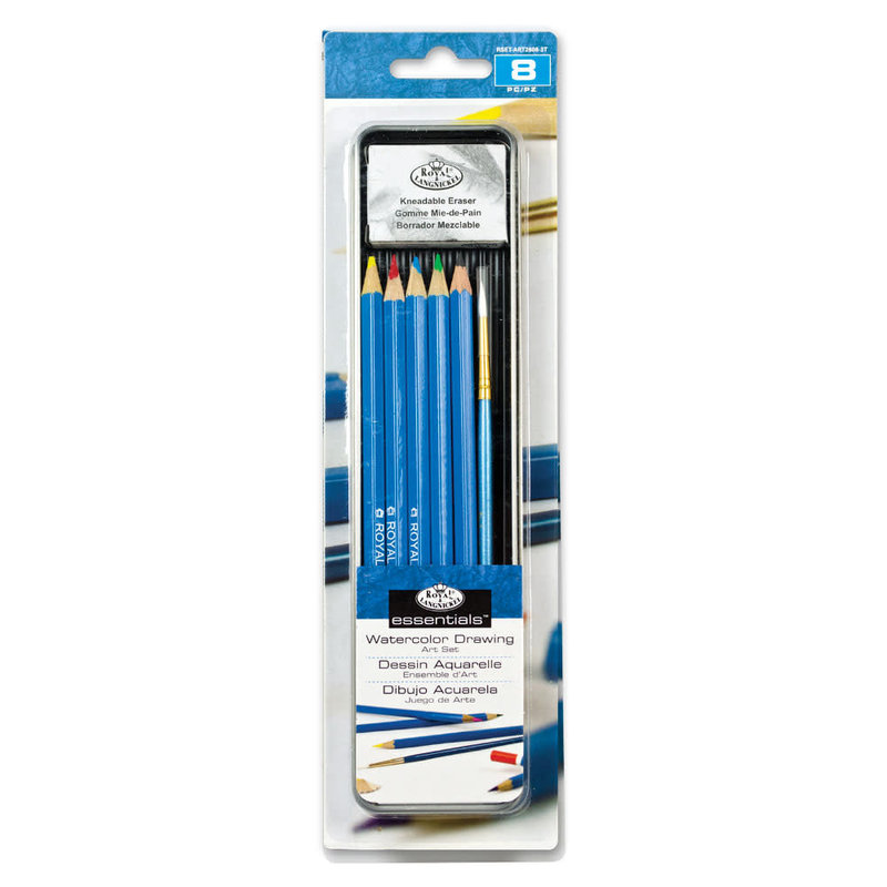 Royal & Langnickel Mini Tin: Watercolor Pencil and Brush