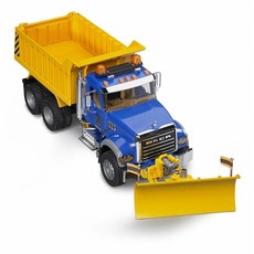 bruder dump truck with plow