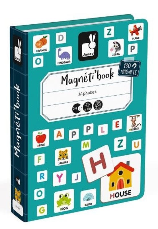 Janod Magnetic Book Letters English