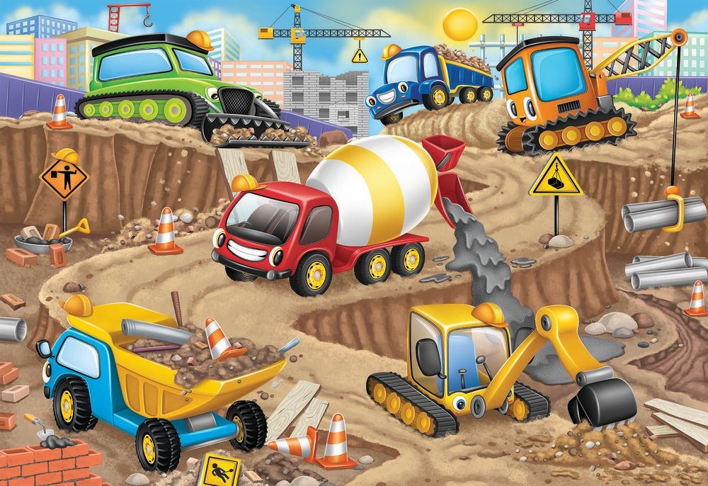 Ravensburger Ravensburger Floor Puzzle 24pc Construction Fun