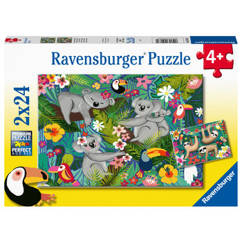 Ravensburger Ravensburger Puzzle 2x24pc Koalas and Sloths