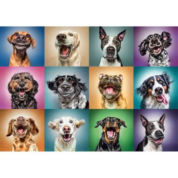 Trefl Trefl Puzzle 1000pc Funny Dog Portraits