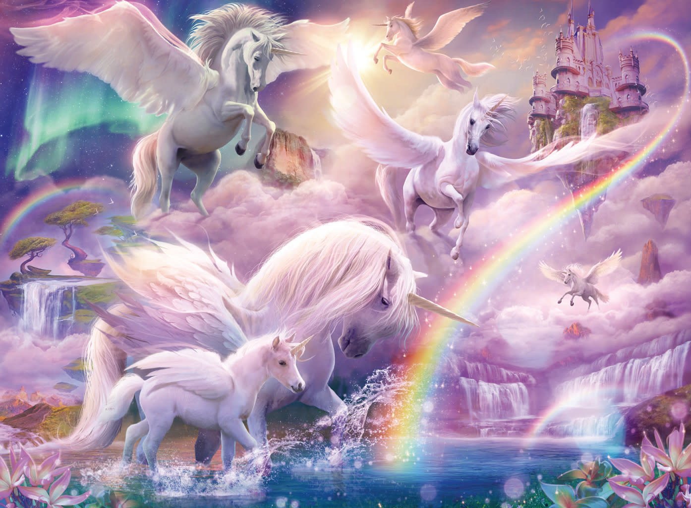 Ravensburger Ravensburger Puzzle 100pc Pegasus Unicorns