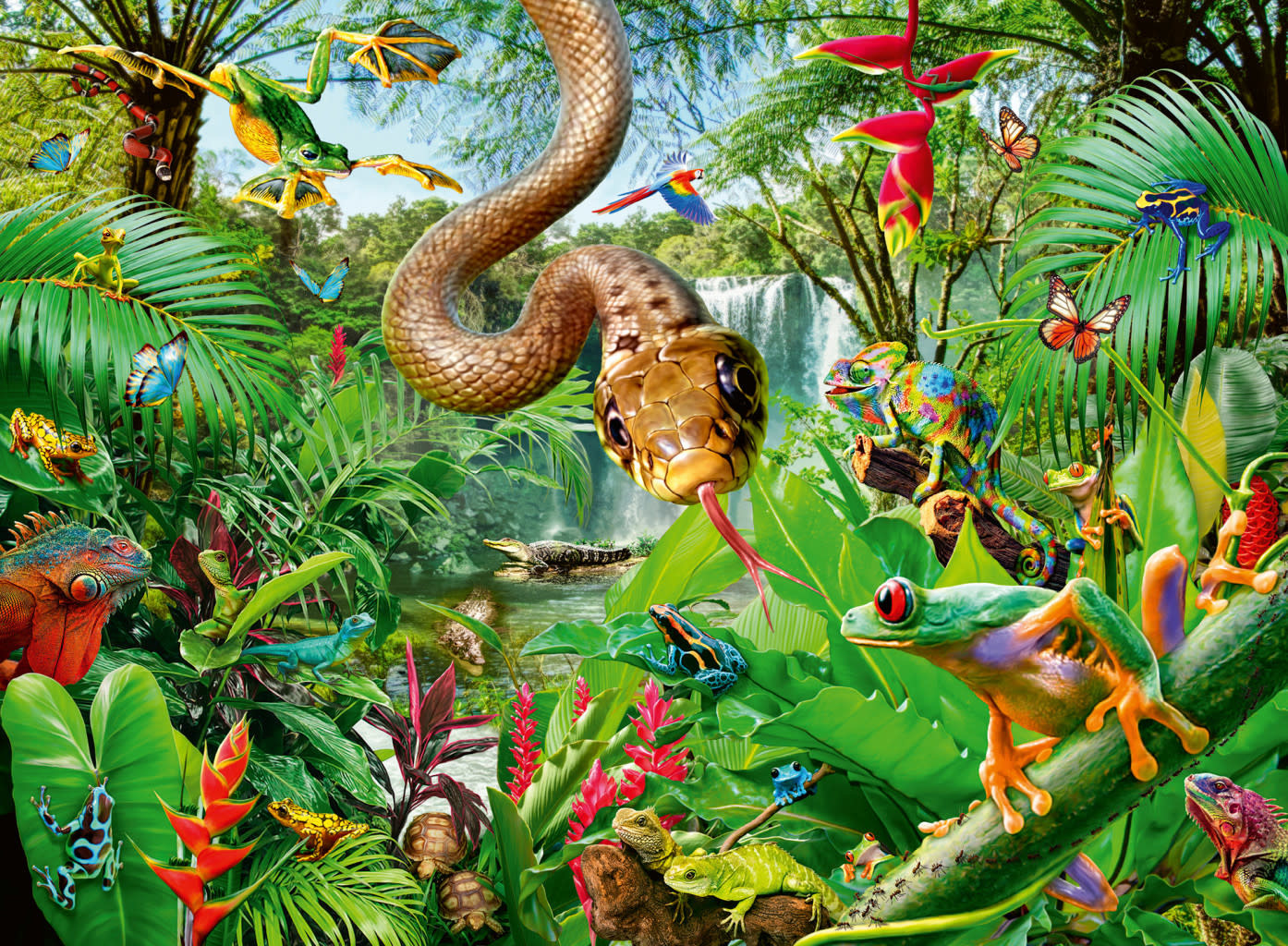 Ravensburger Ravensburger Puzzle 300pc Reptile Resort