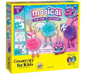 Creativity for Kids Magical Pom Pom Keychains
