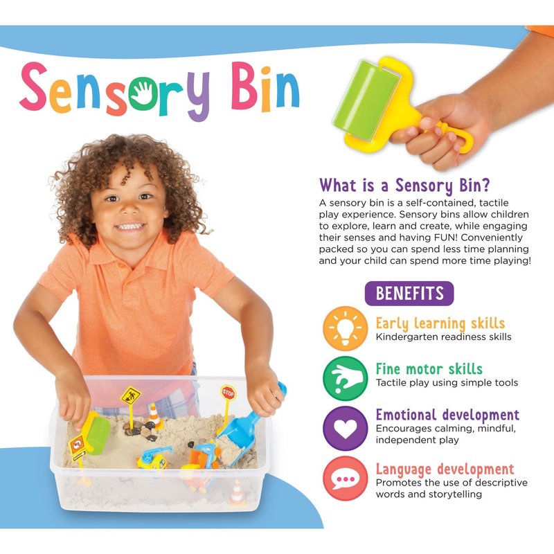 Creativity for Kids Creativity for Kids Sensory Bin Construction Zone