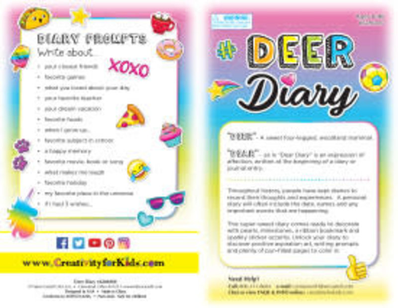 Creativity for Kids Deer Diary Kit