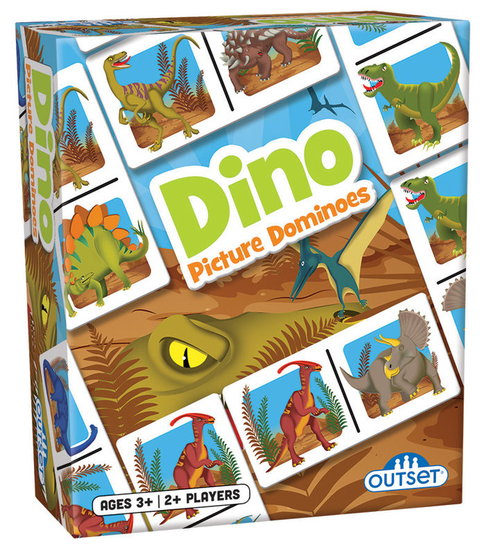 Outset Game Picture Dominoes Dino