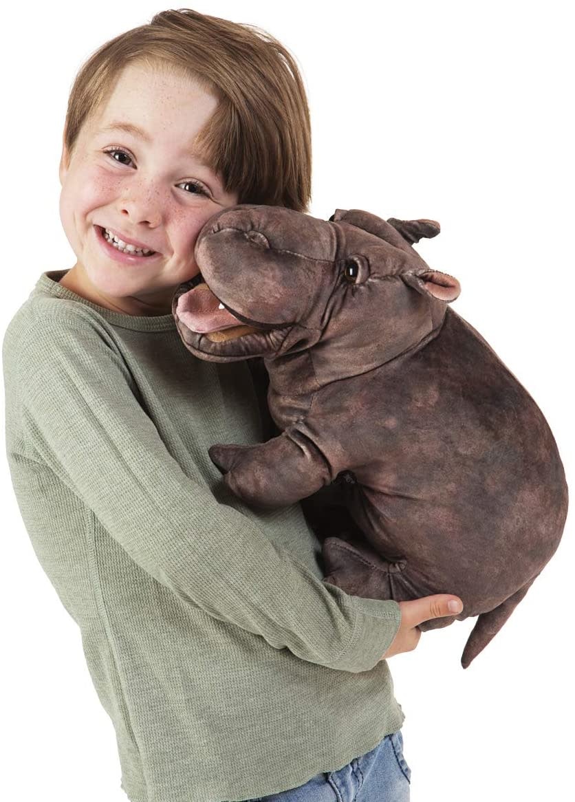 Folkmanis Folkmanis Puppet Baby Hippo