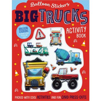 Make Believe Ideas Big Trucks Balloon Sticker and Activity Book