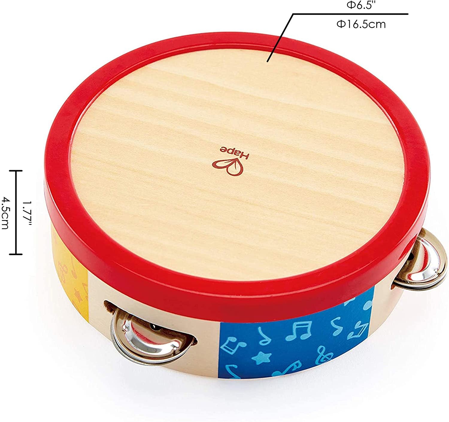 Hape Toys Hape Tap Along Tambourine New