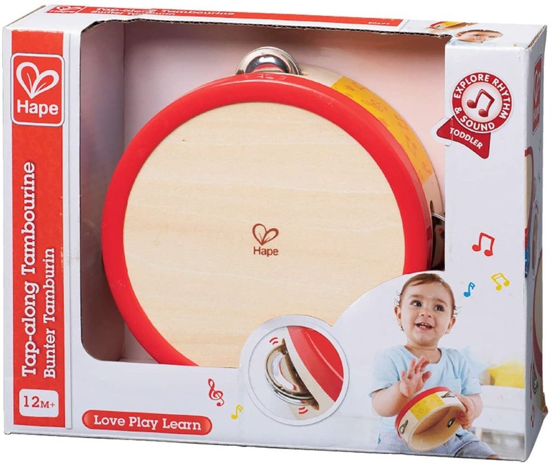 Hape Toys Hape Tap Along Tambourine New