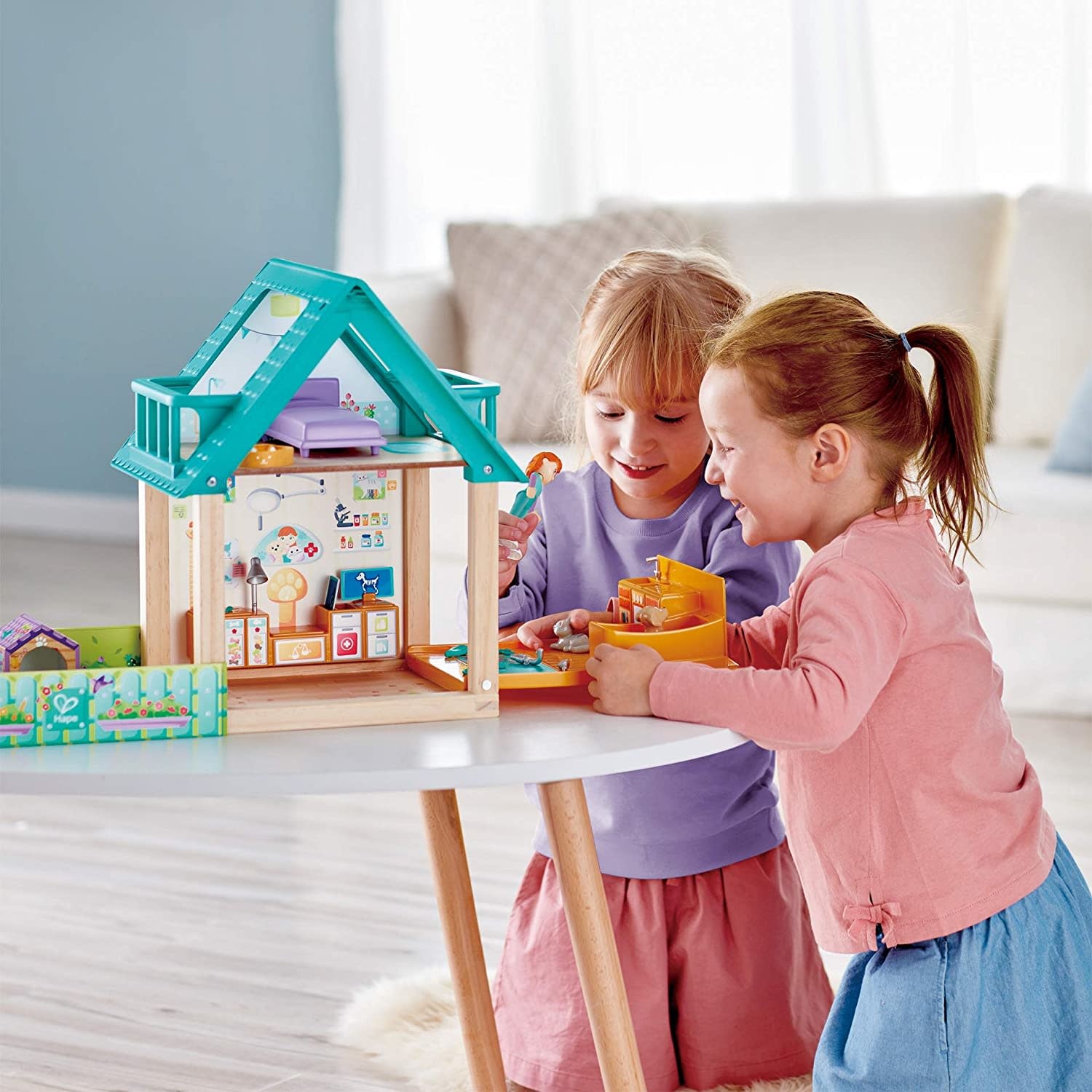 Hape Toys Hape Doll House Furry Friend Vet Set
