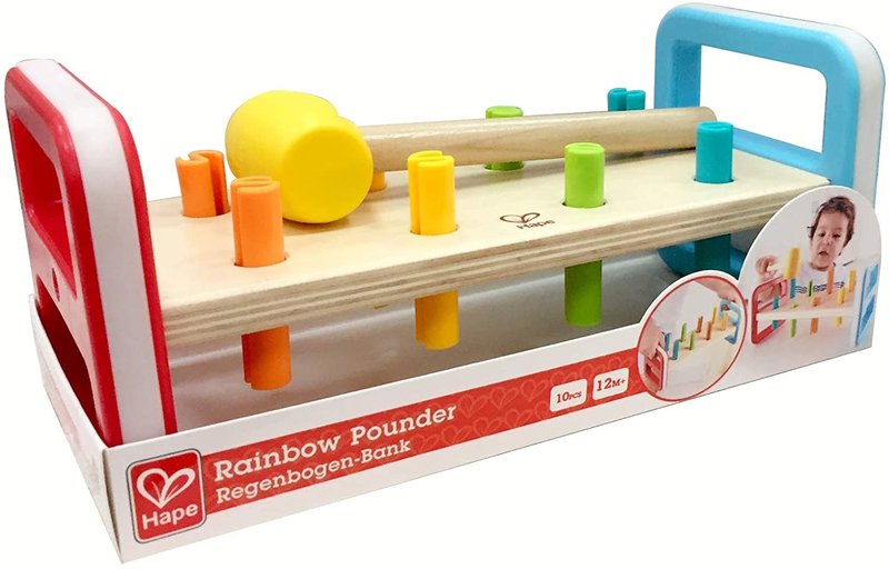 Hape Toys Hape Toddler Rainbow Pounder