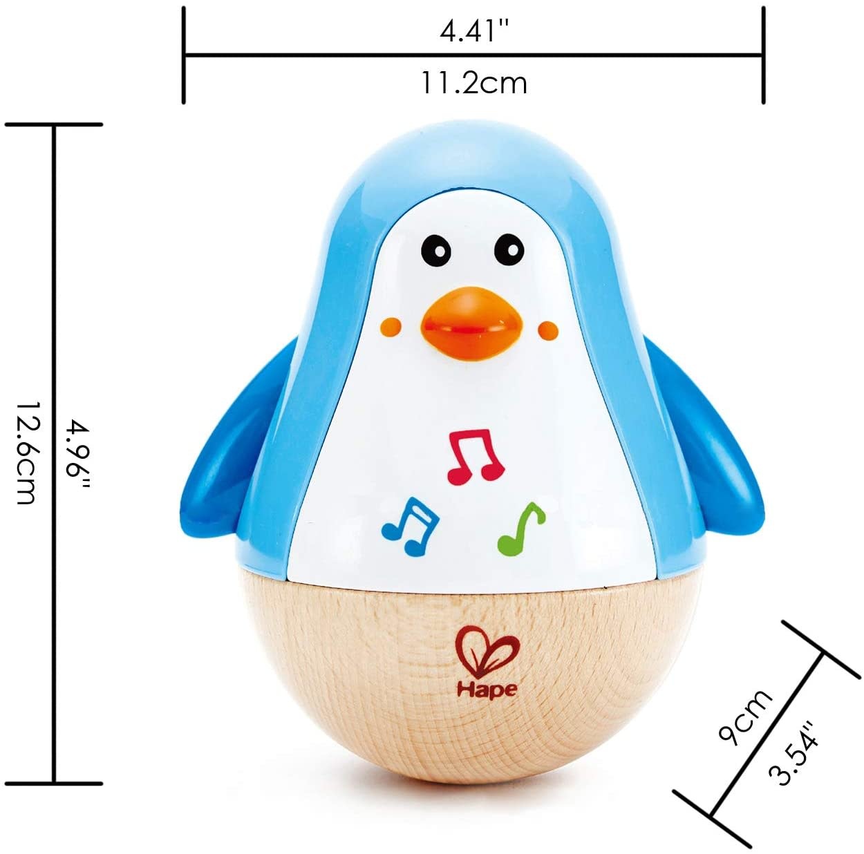 Hape Toys Hape Musical Penguin Wobbler