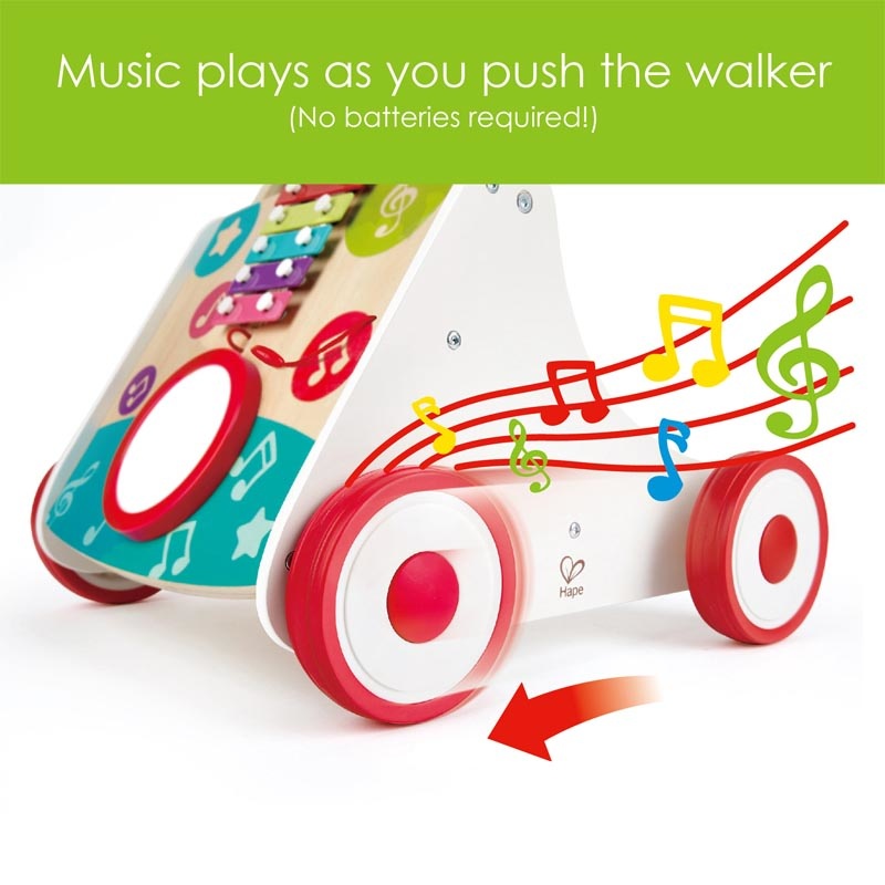 Hape Toys Hape Music Push Learning Walker
