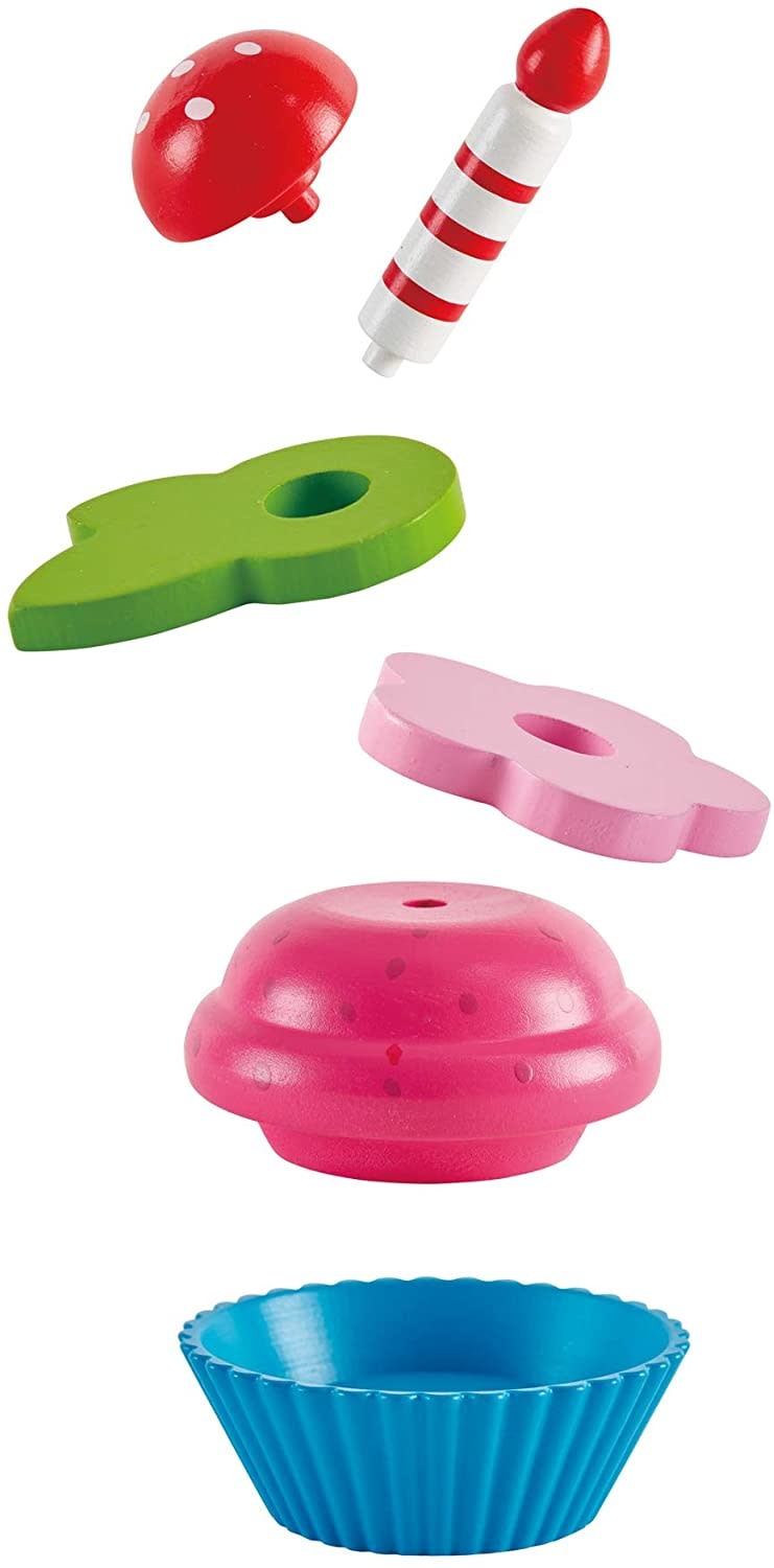 Hape Toys Hape Play Food Cupcakes