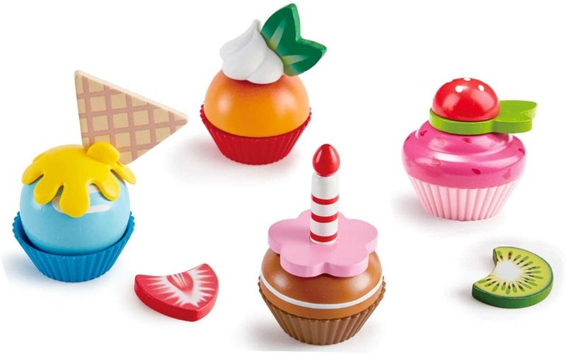 Hape Toys Hape Play Food Cupcakes
