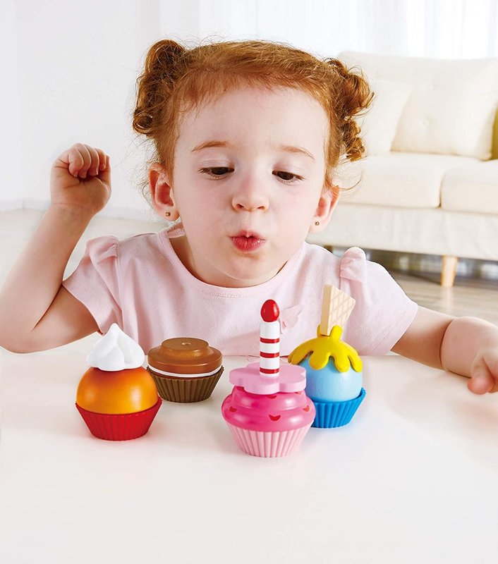 Hape Toys Hape Play Food Cupcakes