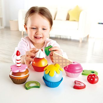 Hape Toys Hape Play Food Cupcakes