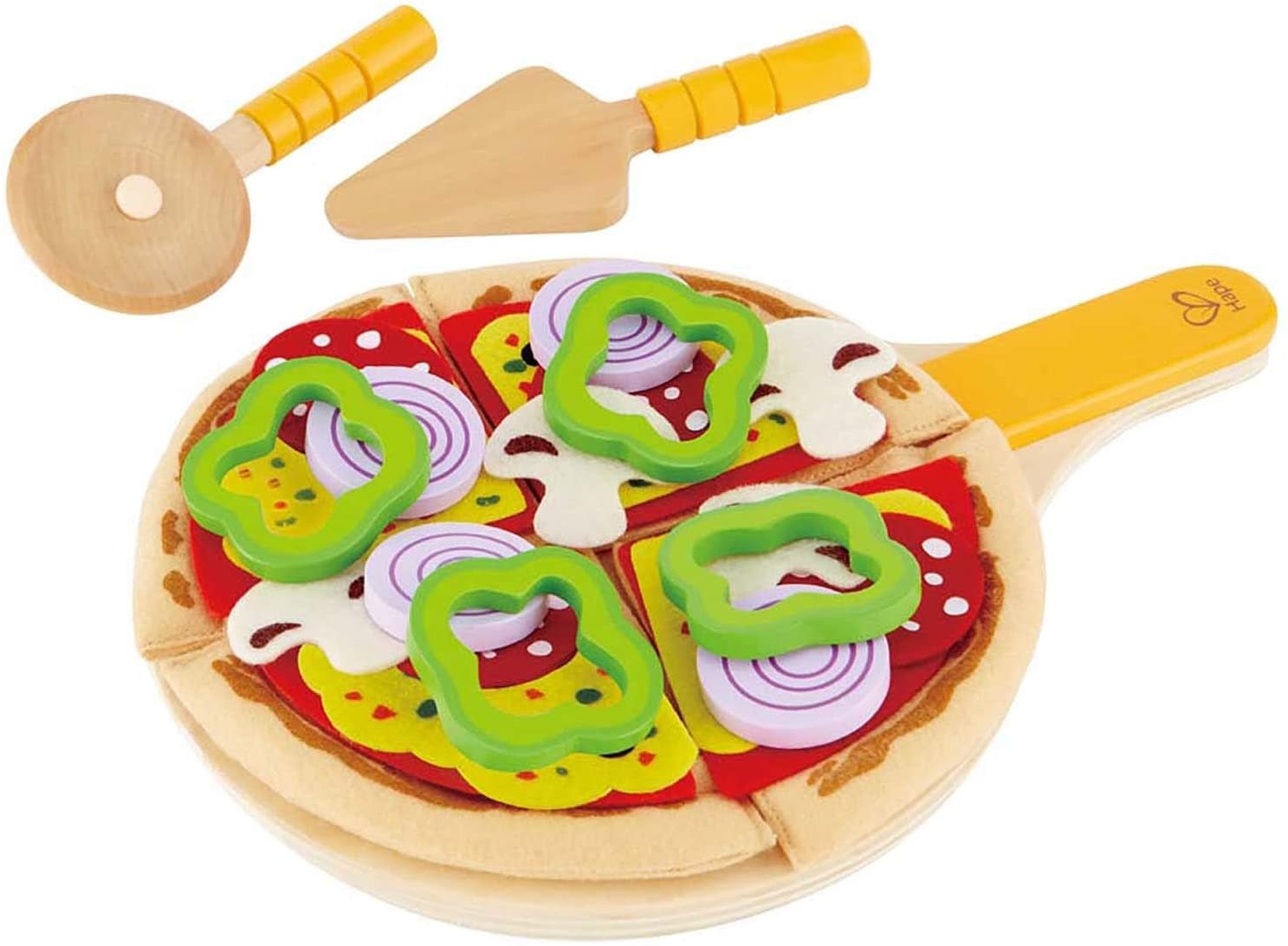 Hape Play Food Perfect Pizza Playset
