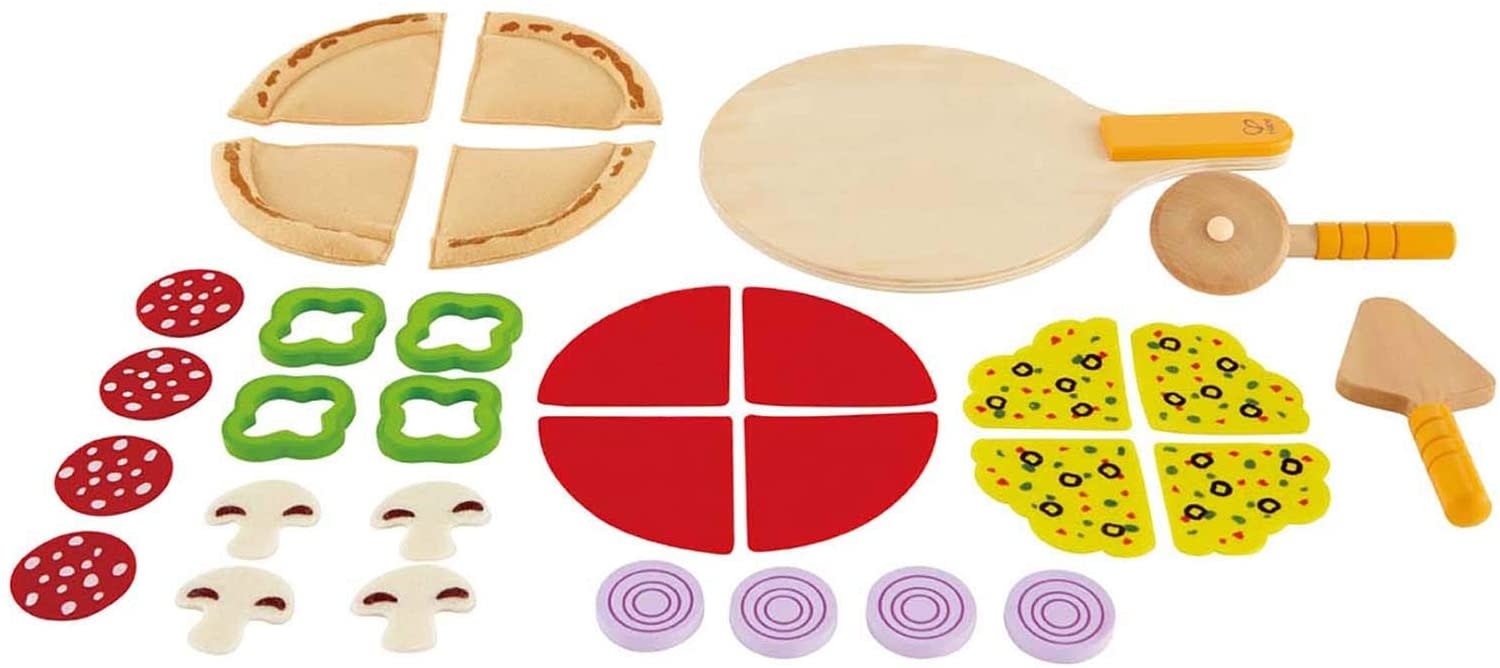 Hape Toys Hape Play Food Perfect Pizza Playset
