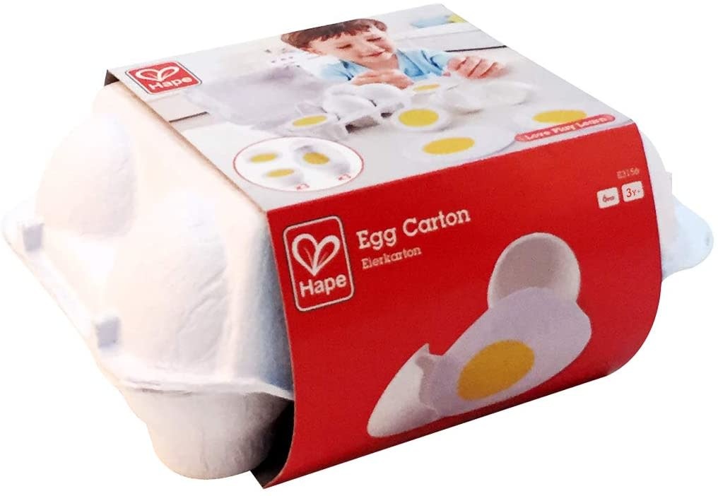 Hape Toys Hape Play Food Egg Carton