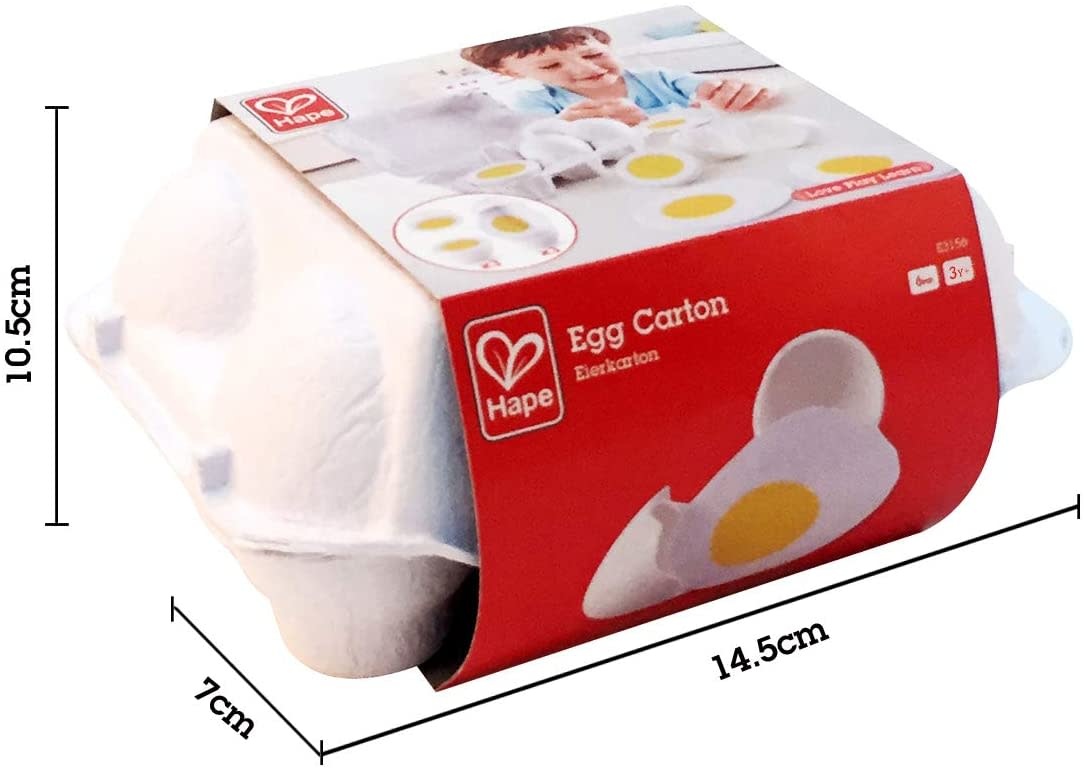 Hape Toys Hape Play Food Egg Carton