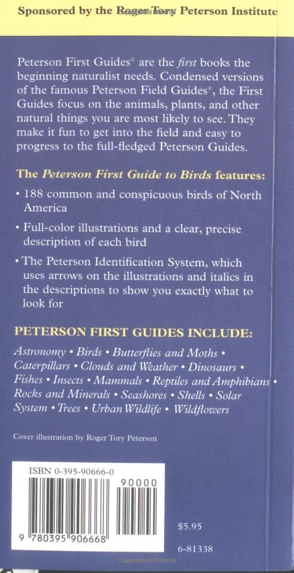 Peterson Book First Fieldguide to Birds North America