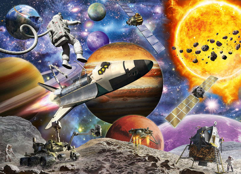 Ravensburger Ravensburger Puzzle 60pc Explore Space