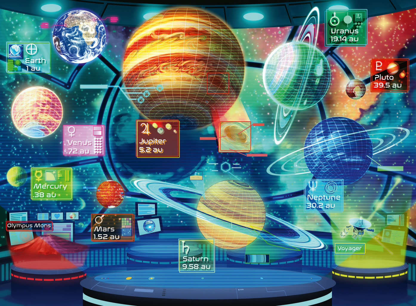 Ravensburger Ravensburger Puzzle 300pc Planet Holograms
