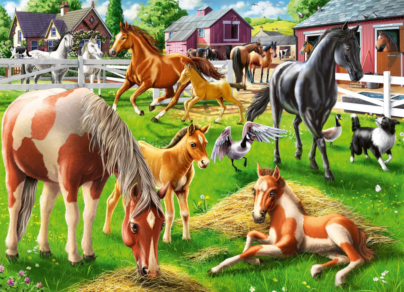 Ravensburger Ravensburger Puzzle 60pc Happy Horses