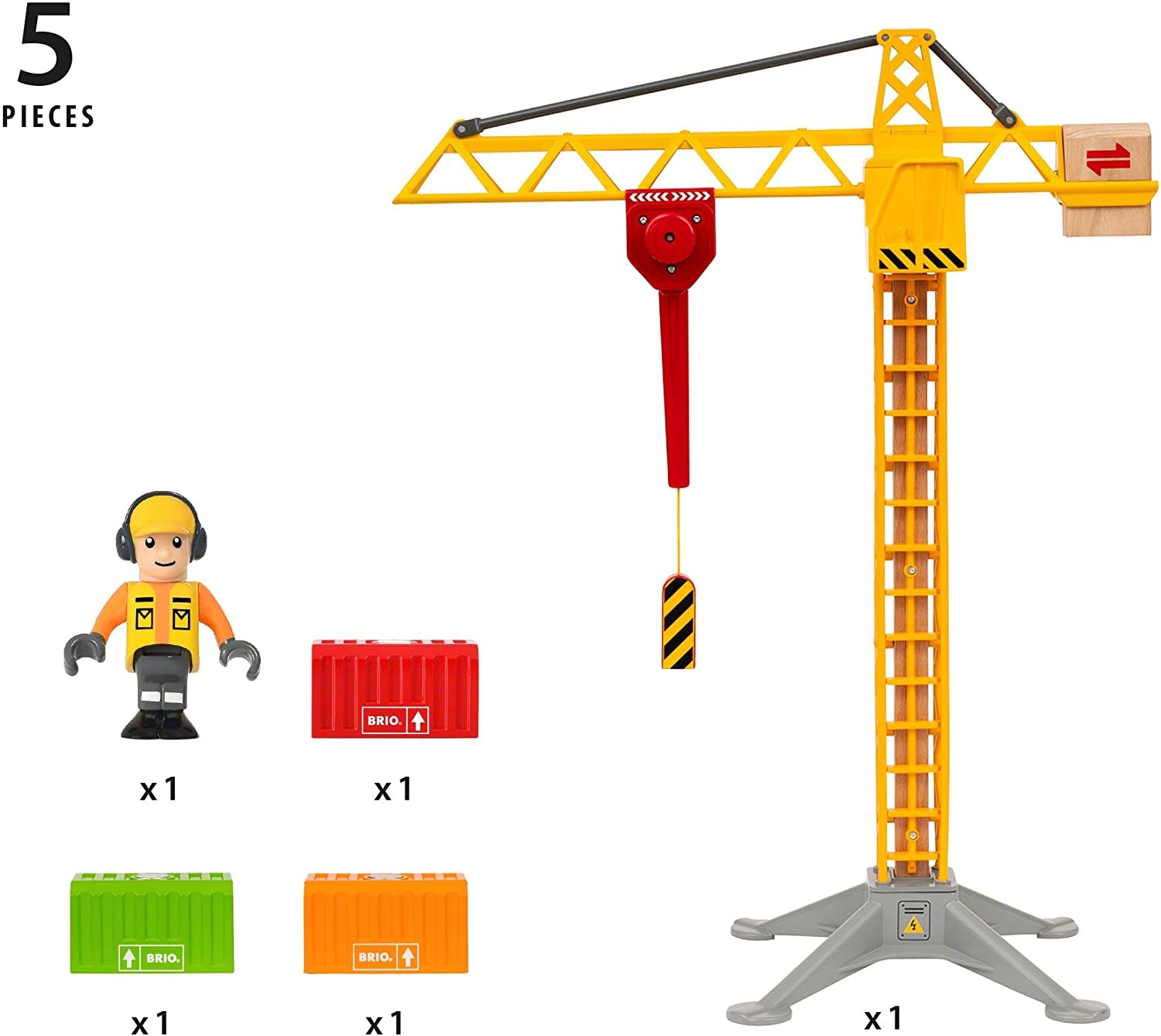 Brio Brio Light Up Construction Crane