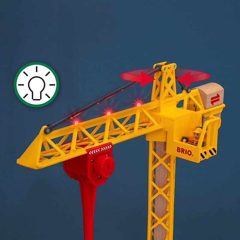 Brio Brio Light Up Construction Crane