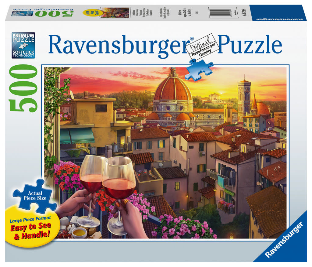 Ravensburger Ravensburger Puzzle 500pc Large Format Cozy Wine Terrace
